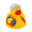 Safety Awareness Construction Rubber Duck | https://www.bestnamebadges.com