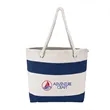Cotton Resort Tote Bag with Rope Handle | https://www.bestnamebadges.com