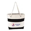 Cotton Resort Tote Bag with Rope Handle | https://www.bestnamebadges.com