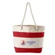 Cotton Resort Tote Bag with Rope Handle | https://www.bestnamebadges.com
