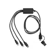 Light-Up-Your-Logo 3-in-1 Charging Cable | https://www.bestnamebadges.com