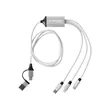 Light-Up-Your-Logo 3-in-1 Charging Cable | https://www.bestnamebadges.com