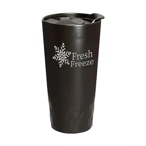 14 oz Double Wall Ceramic Textured Tumbler