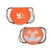 Pumpkin Drawstring Bag | https://www.bestnamebadges.com