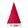 Holiday Christmas Felt Santa Hat | https://www.bestnamebadges.com
