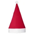 Holiday Christmas Felt Santa Hat | https://www.bestnamebadges.com