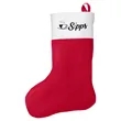 Felt Holiday Christmas Stocking | https://www.bestnamebadges.com