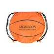 Game Time! Basketball Drawstring Bag | https://www.bestnamebadges.com