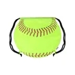 Game Time! Softball Drawstring Bag | https://www.bestnamebadges.com