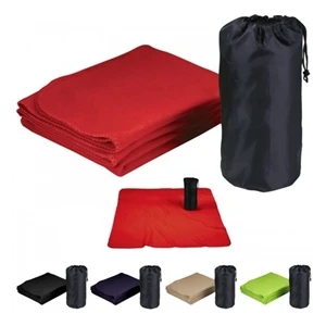 Travel Blanket With Pouch