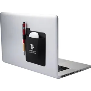 Grab & Go Mouse Carrying Pouch with Adhesive | https://www.bestnamebadges.com