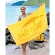 Basic Weight Colored Beach Towel | https://www.bestnamebadges.com