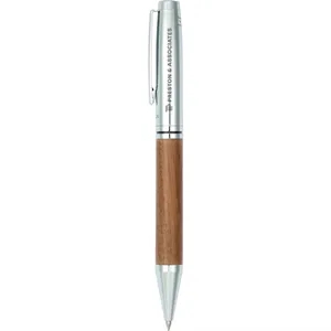 Luxe Walnut Executive Ballpoint | https://www.bestnamebadges.com