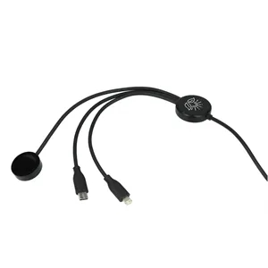 5-in-1 Long Charging Cables with iWatch Charger | https://www.bestnamebadges.com