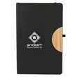 5.5" x 8.5" Kaya Bamboo Trim Journal | https://www.bestnamebadges.com