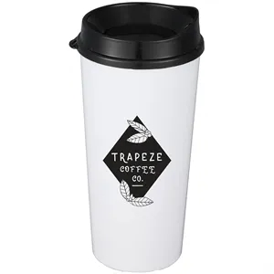 The Roadmaster Recycled 20oz Travel Tumber w/ Lid | https://www.bestnamebadges.com