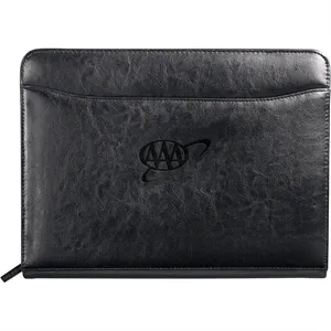 FSC® Mix Renaissance Zippered Padfolio | https://www.bestnamebadges.com