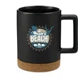 Bates 15oz Ceramic Mug w/ Cork Base | https://www.bestnamebadges.com