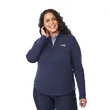 Women's RIGI Eco Knit Half Zip | https://www.bestnamebadges.com