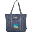 The Goods Navy Heather Carry All Tote | https://www.bestnamebadges.com