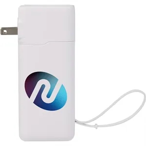 UL Listed 10,000 mAh 20W PD Power Bank with AC Plu | https://www.bestnamebadges.com