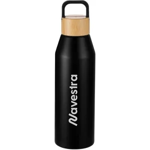 Aspen 24 oz Recycled Bottle w/ FSC® 100% Bamboo Li | https://www.bestnamebadges.com