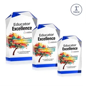 Donvale VividPrint™ Award - Blue | https://www.bestnamebadges.com