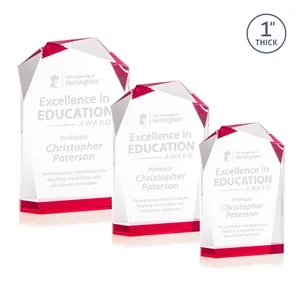 Donvale Award - Red | https://www.bestnamebadges.com