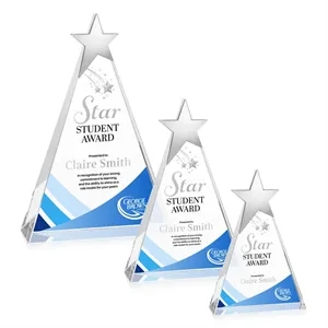 Eglinton Chrome Star VividPrint™ Award | https://www.bestnamebadges.com