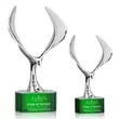Maverick Eagle Award on Paragon Base - Green | https://www.bestnamebadges.com