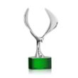 Maverick Eagle Award on Paragon Base - Green | https://www.bestnamebadges.com