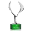 Maverick Eagle Award on Paragon Base - Green | https://www.bestnamebadges.com