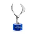 Maverick Eagle Award on Marvel Base - Blue | https://www.bestnamebadges.com
