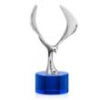Maverick Eagle Award on Marvel Base - Blue | https://www.bestnamebadges.com