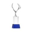 Maverick Eagle VividPrint™ Award on Belcroft Base - Blue | https://www.bestnamebadges.com