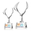 Maverick Eagle VividPrint™ Award on Robson Base - Clear | https://www.bestnamebadges.com
