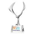 Maverick Eagle VividPrint™ Award on Robson Base - Clear | https://www.bestnamebadges.com