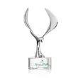 Maverick Eagle VividPrint™ Award on Paragon Base - Clear | https://www.bestnamebadges.com