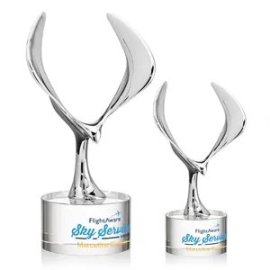 Maverick Eagle VividPrint™ Award on Marvel Base - Clear | https://www.bestnamebadges.com