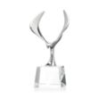 Maverick Eagle Award on Robson Base - Clear | https://www.bestnamebadges.com