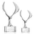 Maverick Eagle Award on Paragon Base - Clear | https://www.bestnamebadges.com