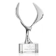 Maverick Eagle Award on Paragon Base - Clear | https://www.bestnamebadges.com