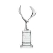 Maverick Eagle Award on Colverstone Base - Clear | https://www.bestnamebadges.com