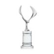 Maverick Eagle Award on Colverstone Base - Clear | https://www.bestnamebadges.com
