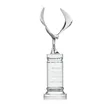 Maverick Eagle Award on Colverstone Base - Clear | https://www.bestnamebadges.com