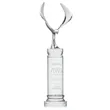 Maverick Eagle Award on Colverstone Base - Clear | https://www.bestnamebadges.com