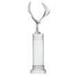 Maverick Eagle Award on Colverstone Base - Clear | https://www.bestnamebadges.com