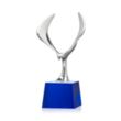 Maverick Eagle VividPrint™ Award on Robson Base - Blue | https://www.bestnamebadges.com