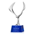 Maverick Eagle Award on Robson Base - Blue | https://www.bestnamebadges.com