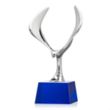 Maverick Eagle Award on Robson Base - Blue | https://www.bestnamebadges.com